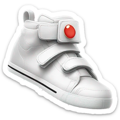 sneakers with velcro hook and loop fastener sticker