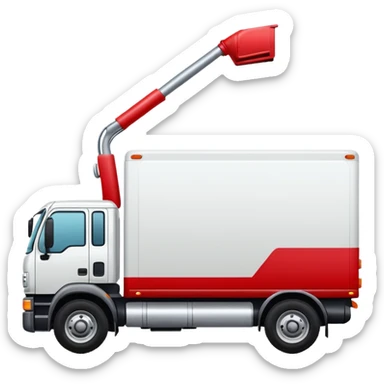 Truck Wildberries company. Side view sticker