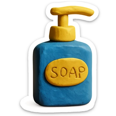 soap dispenser sticker