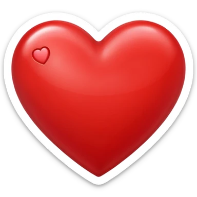 St. Valentines heart sticker