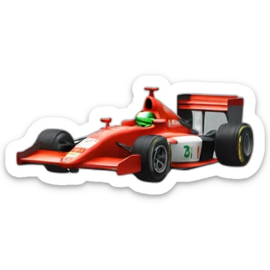 F1 racecar sticker