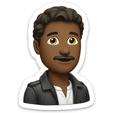 Bel homme métisse sticker