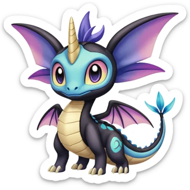 Meloetta-Cresselia-Palkia-Spyro-Toothless-Stitch-Fakémon-creature-hybrid sticker
