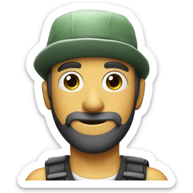 Squalo con cappello a cilindro sticker