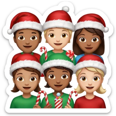 Marry Cristmas Candy children sticker
