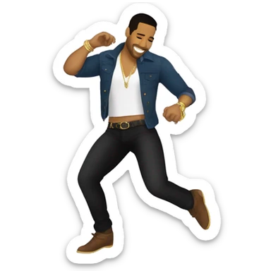 Romeo santos dancing bachata sticker