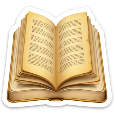 books scattered sticker