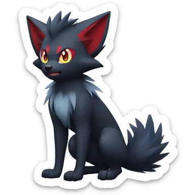 Zorua-Zoroark full body sticker