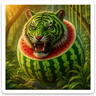 Edit the character in the reference image to have an angry expression, keeping the original style, outfit, and colors exactly as in the reference image. sticker