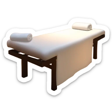 Asiatic, relaxing massage sticker