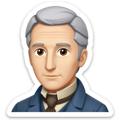 George Stephenson as an engineer sticker