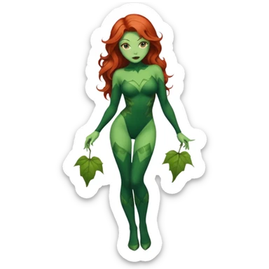 poison ivy standing sticker
