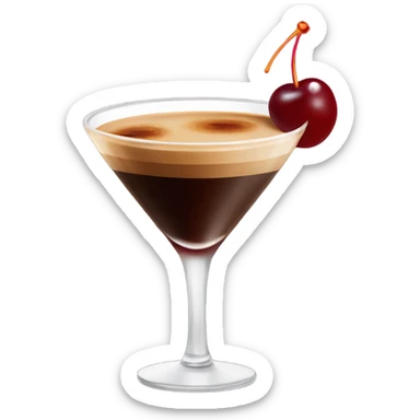 Cherry espresso martini sticker