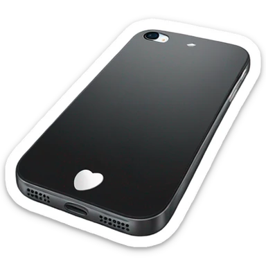Black iPhone 16  sticker