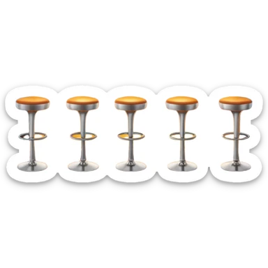 A 3D cartoon bar interior with bottles on glass shelves, counter lighting, high stools, and glowing drink glasses, warm ambient light, realistic Memoji-style. sticker