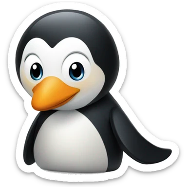 Penguin in İstanbul  sticker