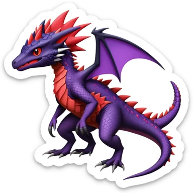 Salandit-Noibat-Noivern-Hybrid (Full body) sticker