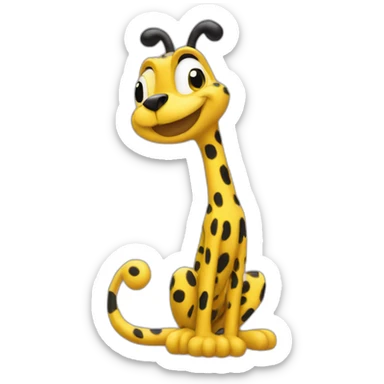 Marsupilami sticker