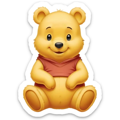 classic Winnie the Pooh sticker