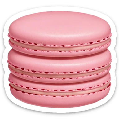 Light pink macaron sticker