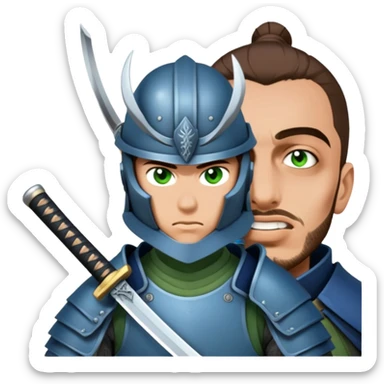 Samurai Defender sticker