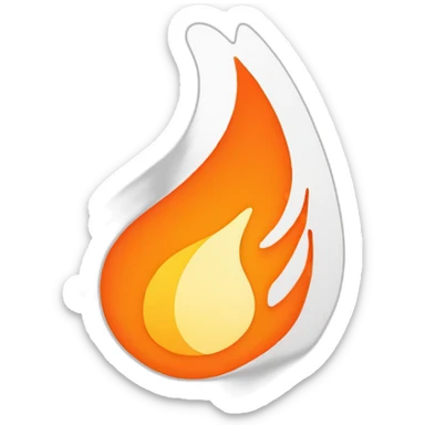 strava flame sticker
