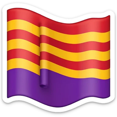 bandera republicana española sticker