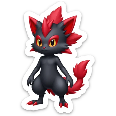 Weavile (full body) sticker