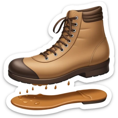 a full human leg with a sneakered foot pressing down on the ground. The shoe sole touches the floor, and directly beneath it a fresh shoe print is clearly visible. Rounded, glossy, smooth, soft shadows, white background.





 sticker