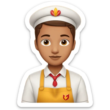 nandos shop cashier sticker