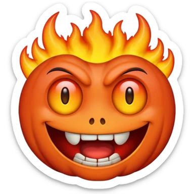 emoji of Hell sticker
