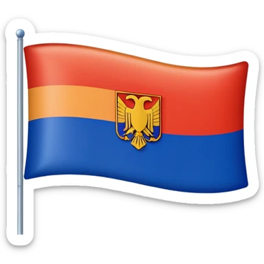 make armenian flag sticker