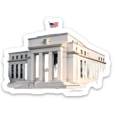 American Federal Reserve Board Building sticker