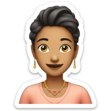 Priya happy birthday sign sticker