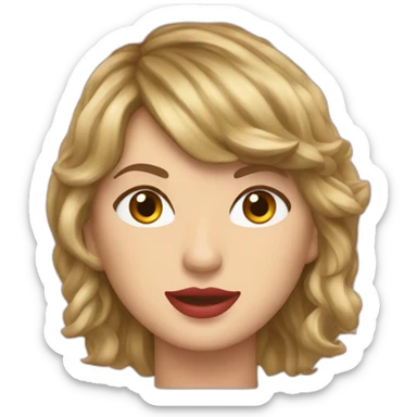 taylor swift urgent task sticker