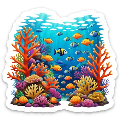 Coral Reef sticker