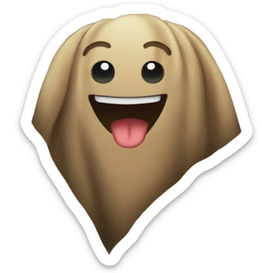 happy pepper in blanket sticker