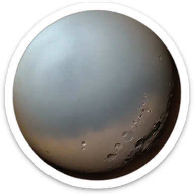 Pluto dwarf planet sticker