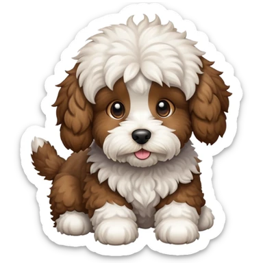 cockapoo dog sticker
