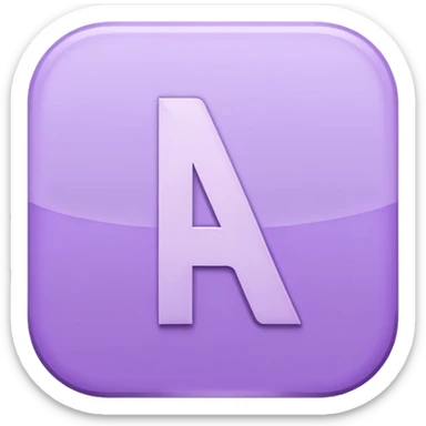 Netflix aesthetic "N" logo in pastel purple sticker