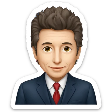 Bob Dylan as President of the United States sticker