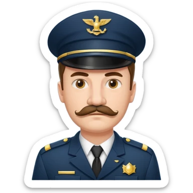 16th century watchman/security office sticker