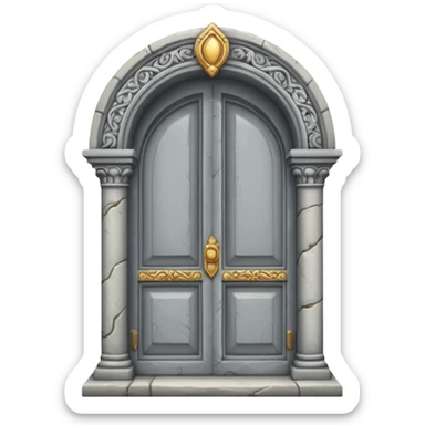 ancient door arch emoji sticker