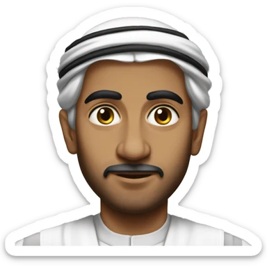 Faisal of Saudi Arabia realistic sticker