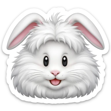 Conejo sonriente sticker