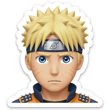characters from the Naruto manga sticker