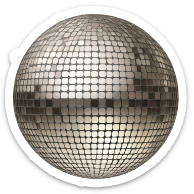 Mirrorball sticker
