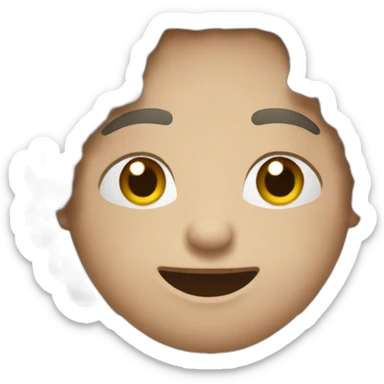 Emojis qui regarde sur le côté sticker