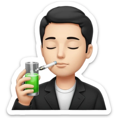 blacked out drink and drive and vape sticker