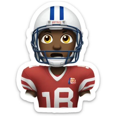 Someone losing faith in their football team sticker